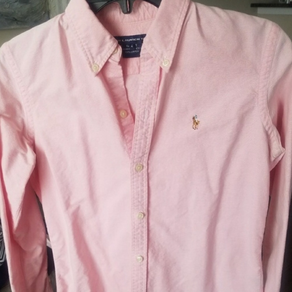 Pink Ralph Lauren Button Down